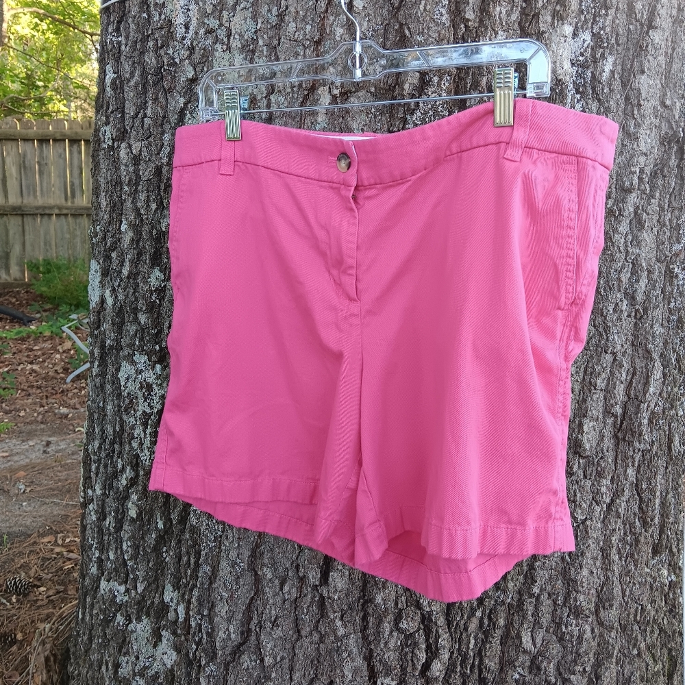 J. CREW Women's Pink Flat Front Shorts 16
